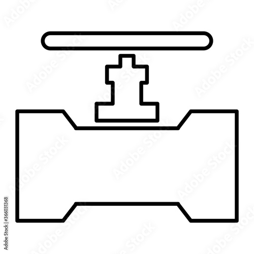 Gate valve icon