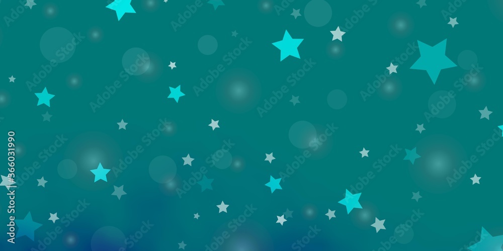 Light BLUE vector background with circles, stars. Abstract illustration with colorful spots, stars. Pattern for trendy fabric, wallpapers. Light BLUE vector background with circles, stars. Abstract illustration with colorful spots, stars. Pattern for trendy fabric, wallpapers.