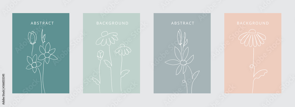 Social media banners, a beautiful leaf, and flower set of social media post templates with minimal abstract organic shapes composition can be used also card, cover, Vector illustration. Social media banners, a beautiful leaf, and flower set of social media post templates with minimal abstract organic shapes composition can be used also card, cover, Vector illustration.