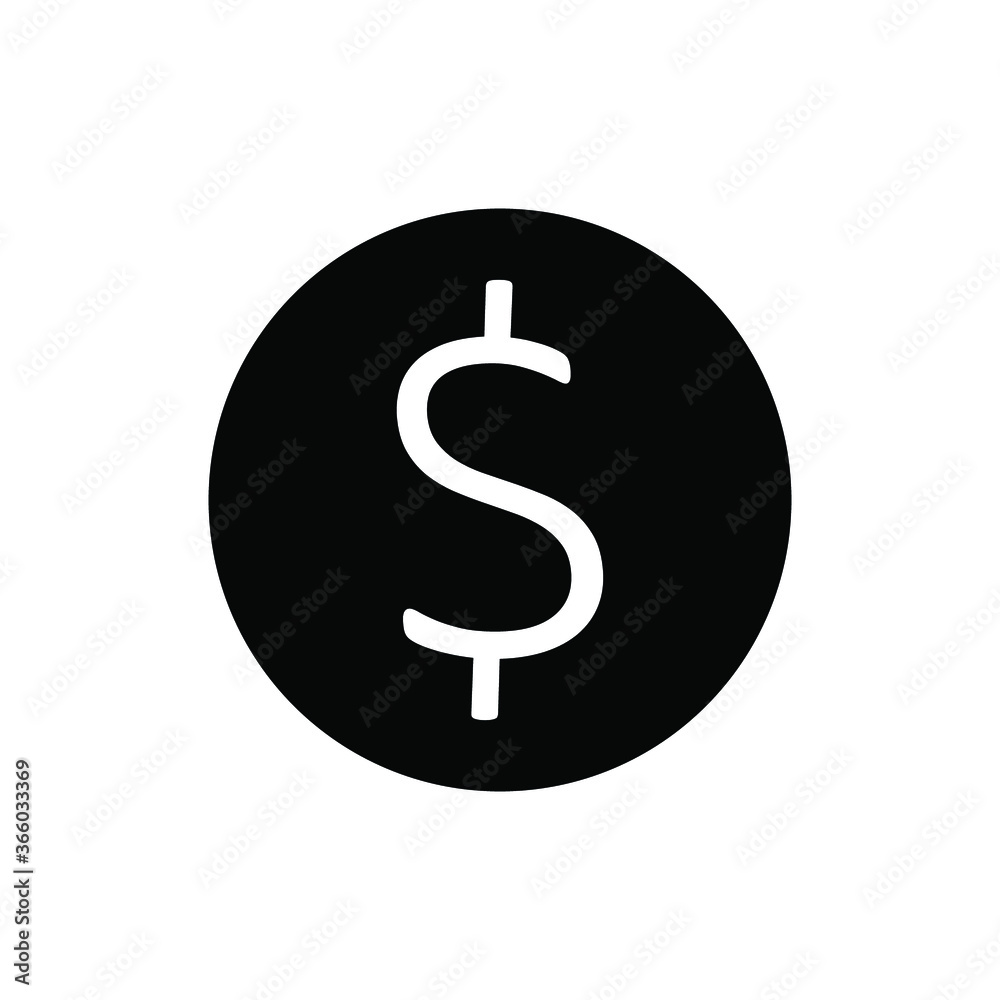 coin cash icon vector coin cash icon vector