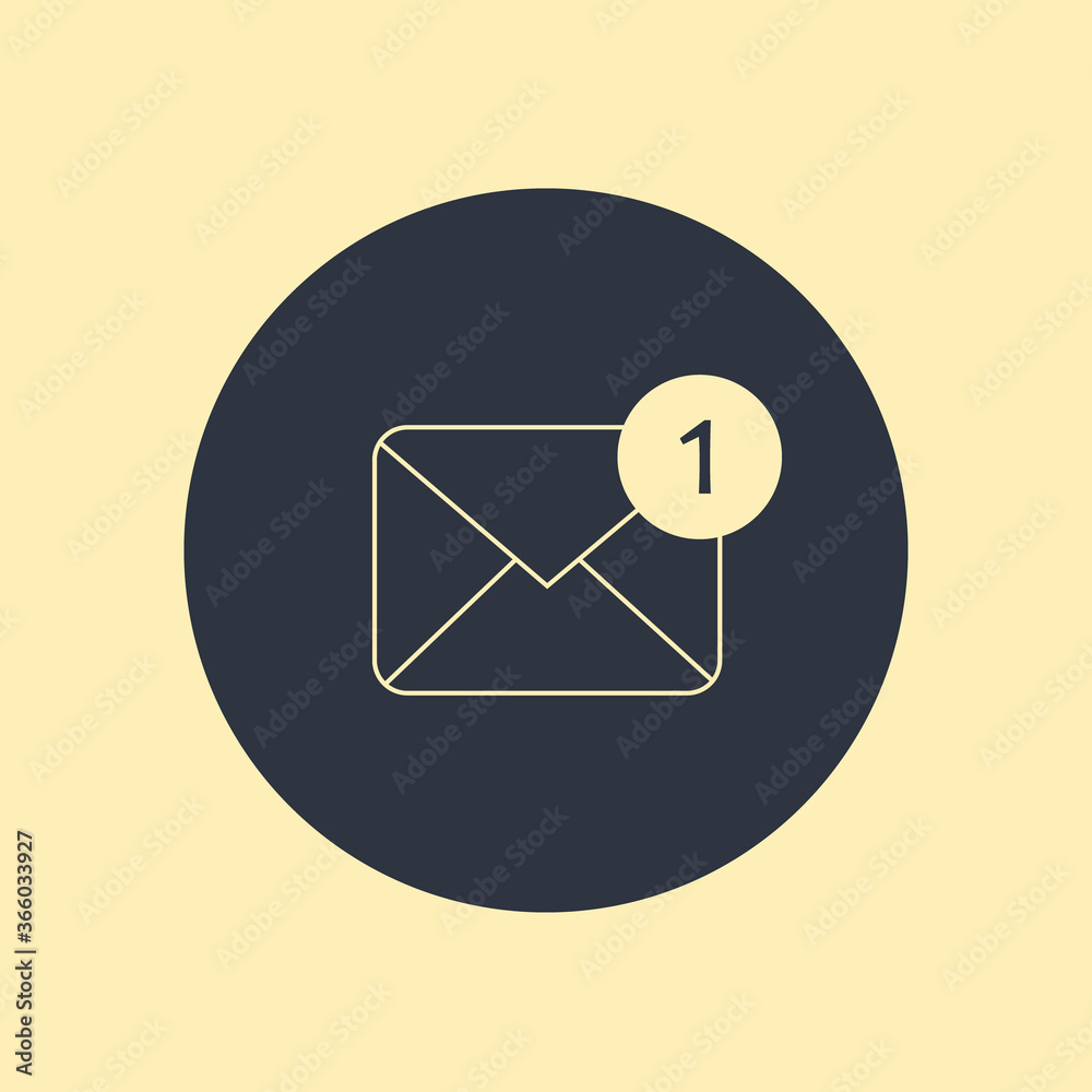 Chat icon. message icon on round background Chat icon. message icon on round background