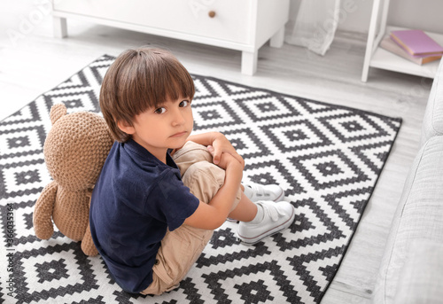 Little boy with autistic di...