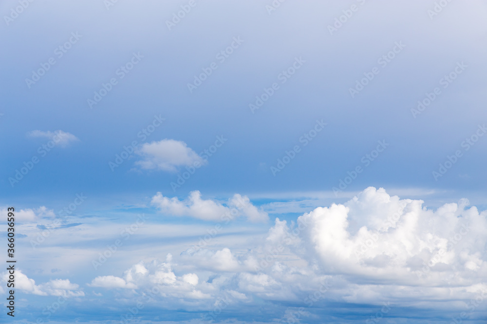 Cloud and blue sky, weather have a good day background.