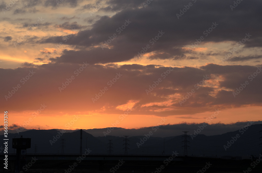 Fototapeta premium 夕焼け空