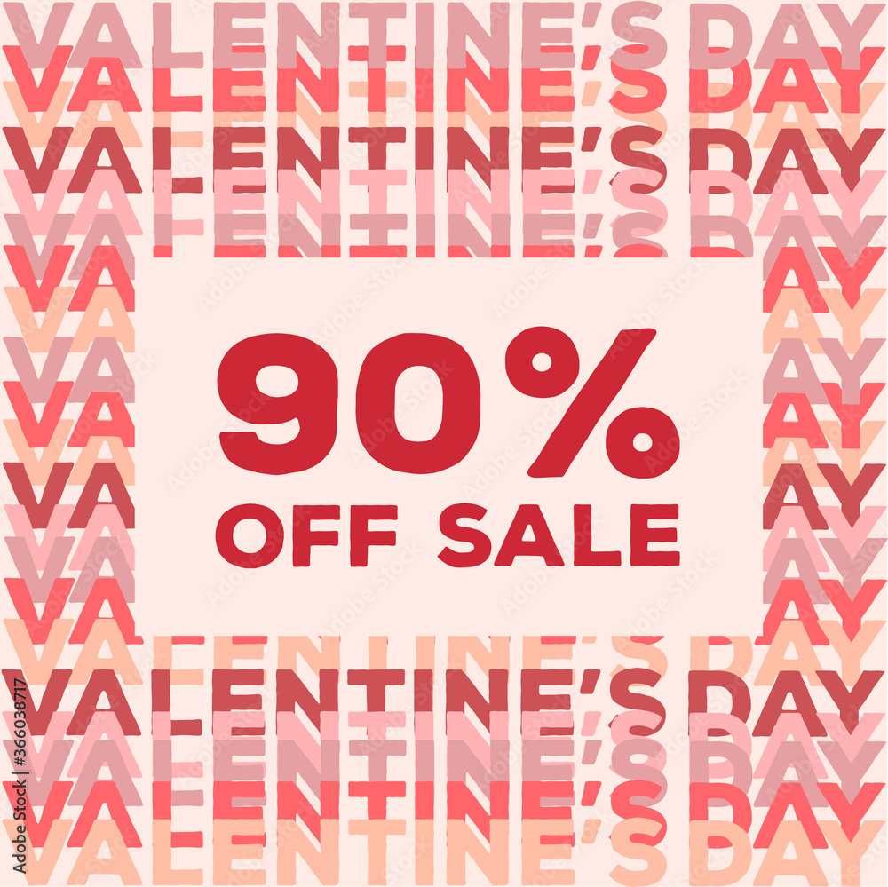 Valentines day 90% off sale