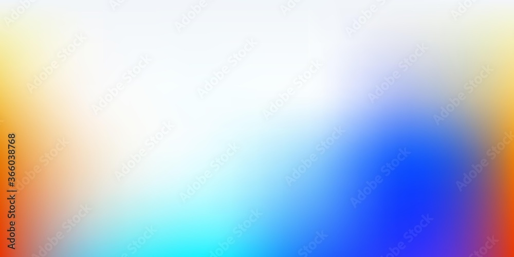 Light Blue, Yellow vector blur template.