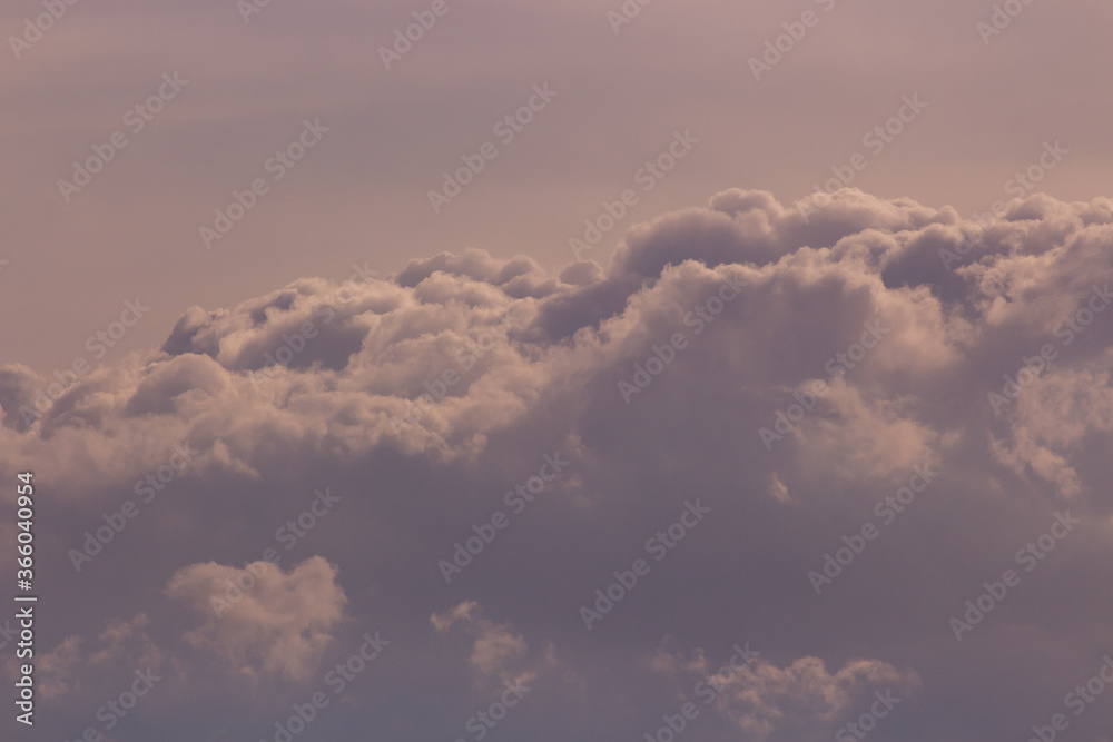 Obraz premium Cumulus cloud formations in the sky