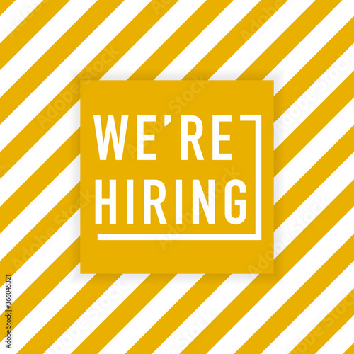 Wallpaper Mural We're hiring. Vector Torontodigital.ca