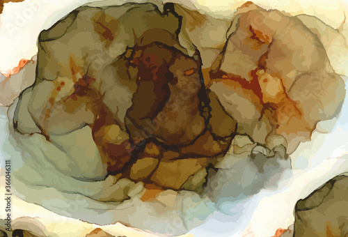Modern creative design   background marble texture. Alcohol ink. Vector illustration.