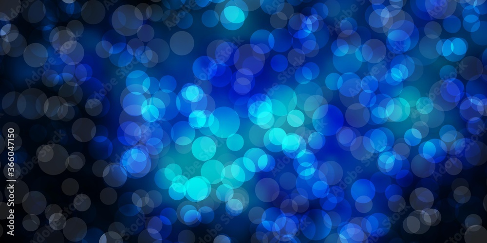 Dark BLUE vector template with circles. Abstract illustration with colorful spots in nature style. New template for your brand book. Dark BLUE vector template with circles. Abstract illustration with colorful spots in nature style. New template for your brand book.