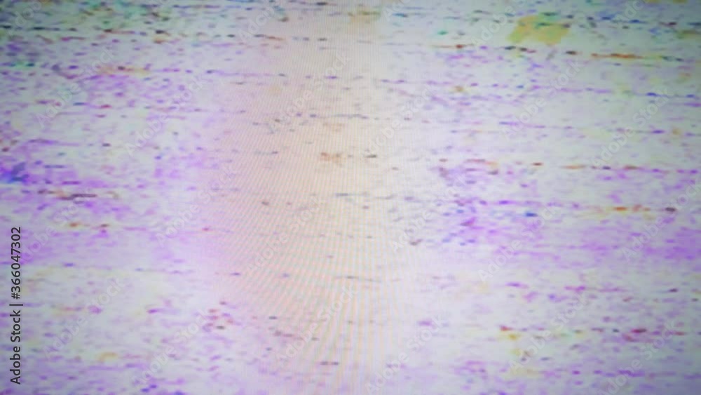 Static noise on a TV-screen during weak transmission Static noise on a TV-screen during weak transmission
