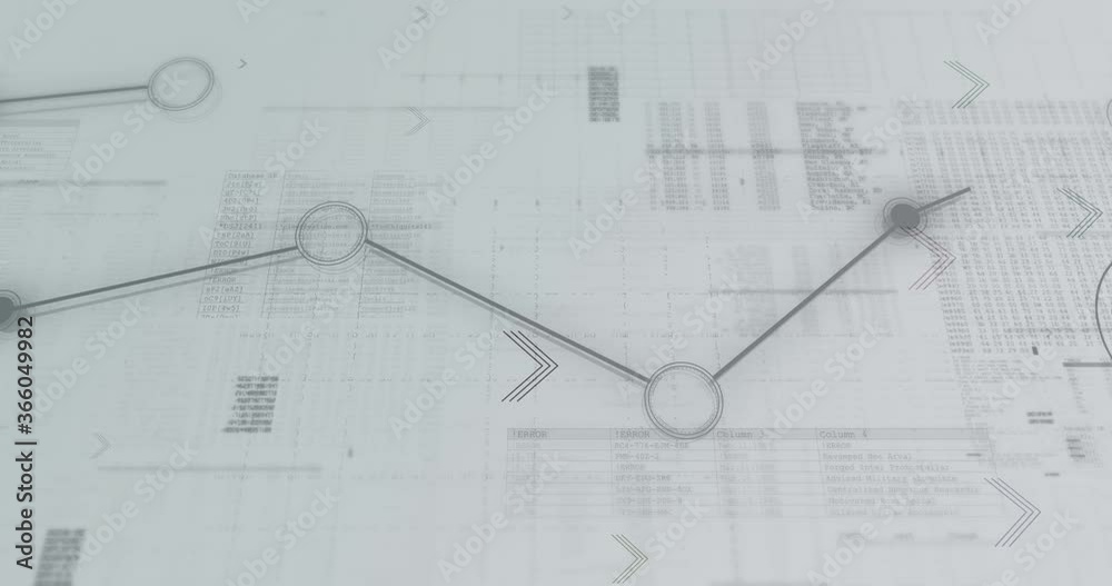 Minimalistic stylistic gray background of network with connecting lines and dots - Background animation