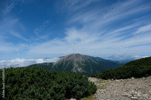                                                                                                 Amazing trekking area in Japanese South Alps. Mt.Hijiridake  Mt.Tekaridake