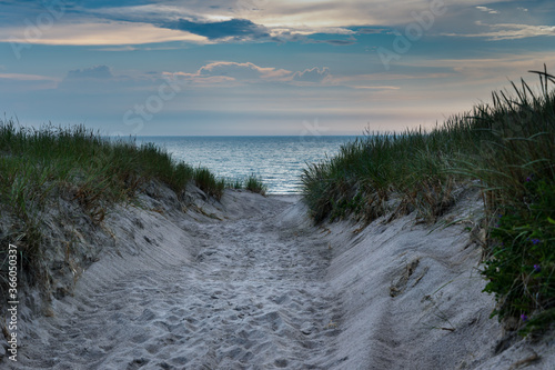 Baltic sea in an evening.