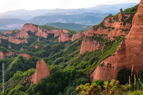 Ancient roman gold mine photo