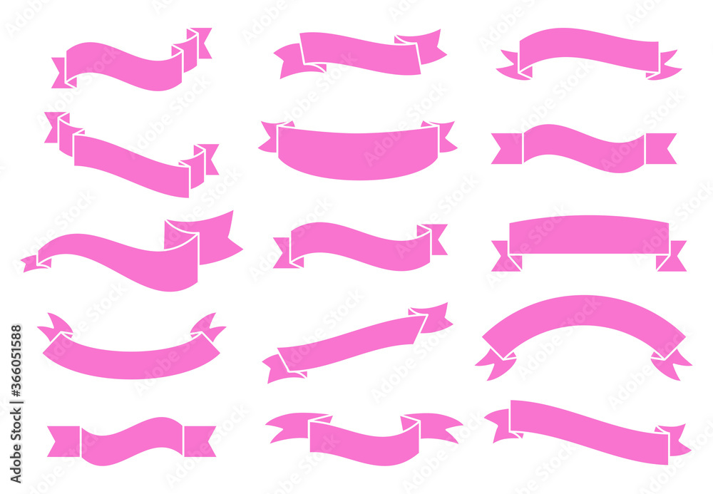 Banners and ribbons set isolated on white background. Collection of trendy banners and ribbons for web site, tag, label, sticker, and badge. Creative art concept, vector illustration Banners and ribbons set isolated on white background. Collection of trendy banners and ribbons for web site, tag, label, sticker, and badge. Creative art concept, vector illustration