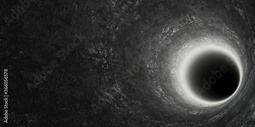 Abstract dark tunnel, Round concrete tunnel concept, tunnel illusion, tunnel light, tunel, tunnels, tunneling, 3D illustration