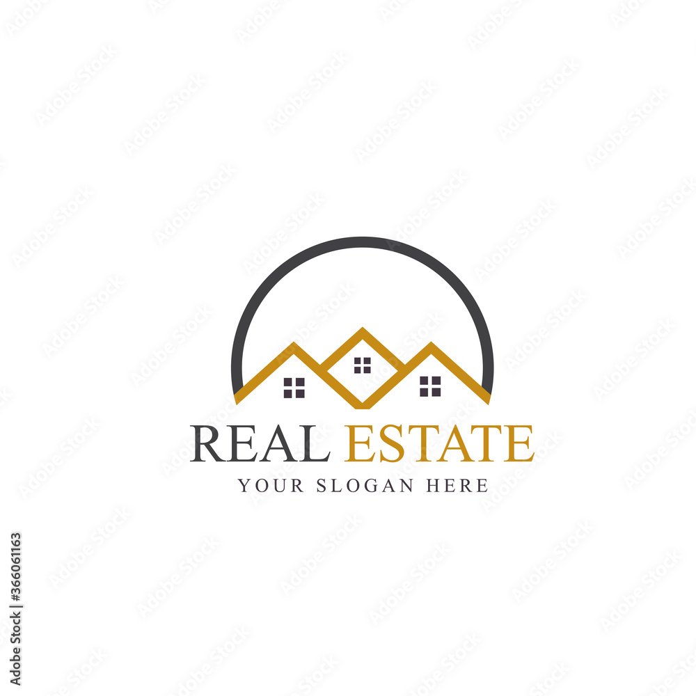 Home and Real estate illustration,web,template and logo design Home and Real estate illustration,web,template and logo design