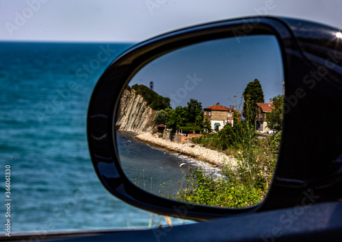 Fototapeta Naklejka Na Ścianę i Meble -  blue sea, beach and sun in turkey