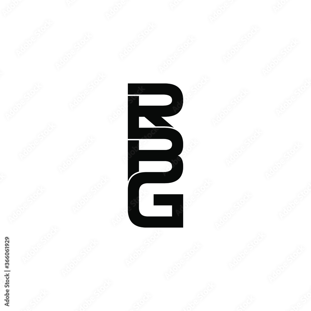 rbg letter original monogram logo design rbg letter original monogram logo design
