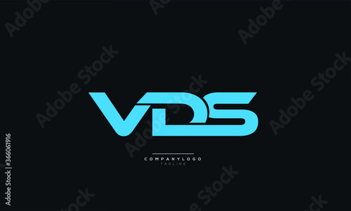 VDS Letter Business Logo Design Alphabet Icon Vector Symbol photo