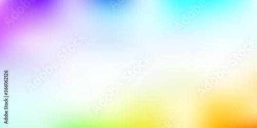 Light multicolor vector blurred layout.