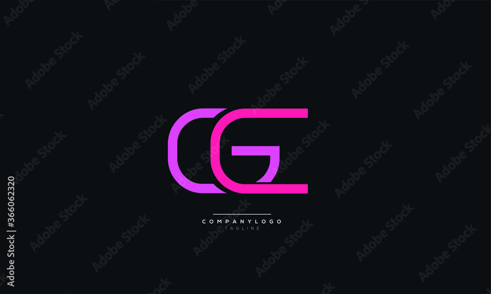 GC Letter Business Logo Design Alphabet Icon Vector Symbol GC Letter Business Logo Design Alphabet Icon Vector Symbol