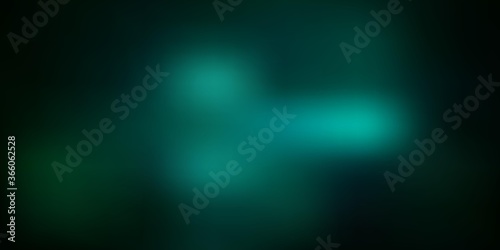 Dark green vector blurred layout.