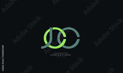 JCC Letter Business Logo Design Alphabet Icon Vector Symbol