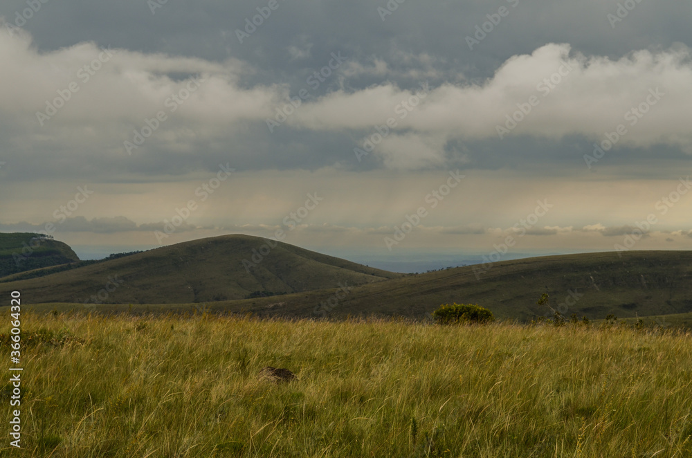 View of the mountains across the horizon near a small town in Brazil. This city call Carrancas. View of the mountains across the horizon near a small town in Brazil. This city call Carrancas.