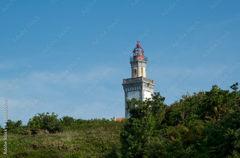 Lighthouse of Faro de Cabo Higuer in Spain Lighthouse of Faro de Cabo Higuer in Spain