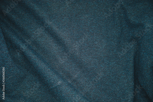 Dark gray fabric small crumpled texture for design concept