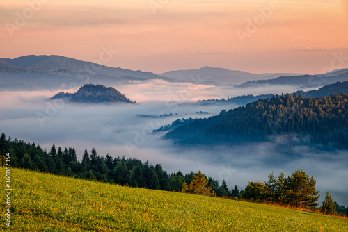 beautiful landscape with valleys, lakes and rivers in High Tatras © Jaro