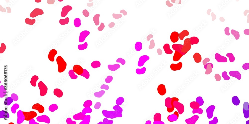 Light purple, pink vector texture with memphis shapes. Light purple, pink vector texture with memphis shapes.
