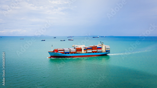  container cargo logistics shipping import export business commercial trade transportation of international