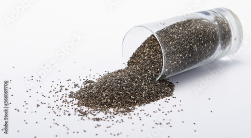 Chia seeds are an unprocessed, whole-grain food that can be absorbed by the body as seeds (unlike flaxseeds).