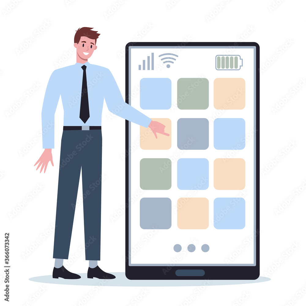 Business woman and man with mobile phone. Collection of female Business woman and man with mobile phone. Collection of female