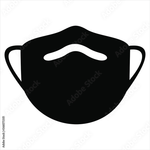 breathing medical respiratory mask. Hospital or pollution protect face masking.