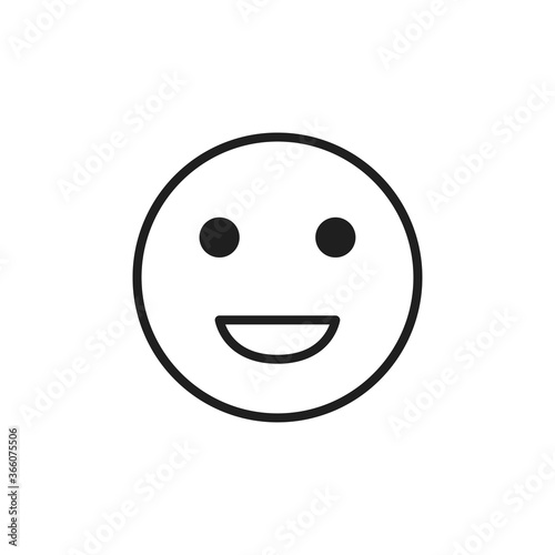 Smiley icon. Pack of symbols for design website, mobile app, printed material, etc. 