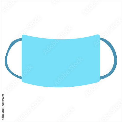 breathing medical respiratory mask. Hospital or pollution protect face masking.
