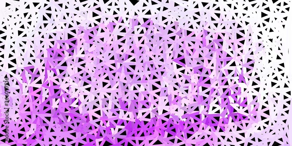 Light purple vector triangle mosaic backdrop. Light purple vector triangle mosaic backdrop.