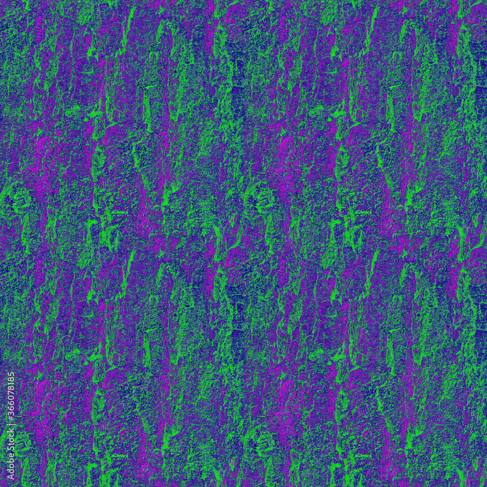 Fototapeta premium bright acid green-violet old paint texture, multilayer paint, seamless pattern