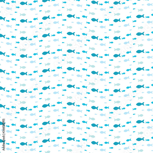 marine sea fish shoal background- vector illustration