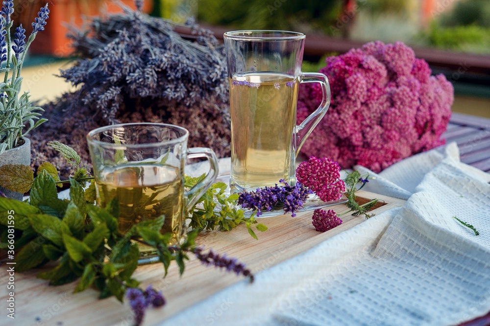 Herbal tea - lavender and yarrow