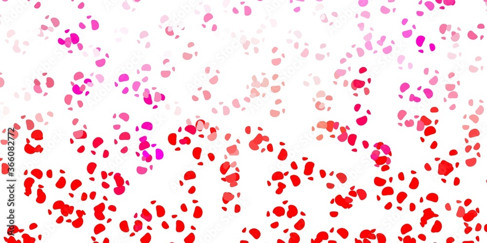 Light red vector texture with memphis shapes. Light red vector texture with memphis shapes.