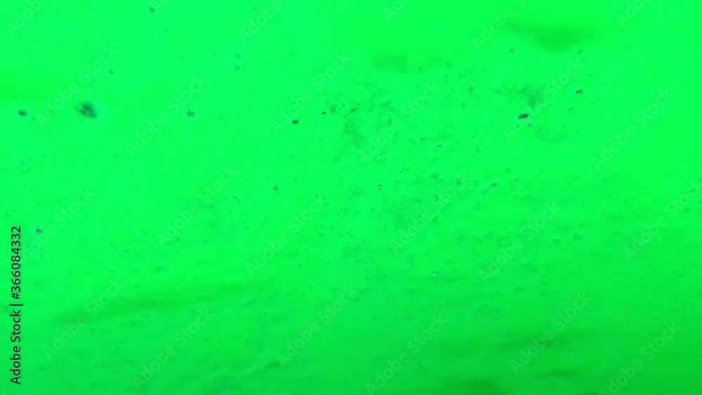 Blue red and green LED lights flash as a car travels through a tunnel car wash and is soaped up Blue red and green LED lights flash as a car travels through a tunnel car wash and is soaped up