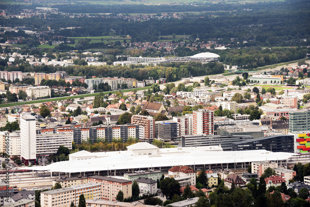 custom made wallpaper toronto digitalAerial View of Salzburg, Austria, Europe