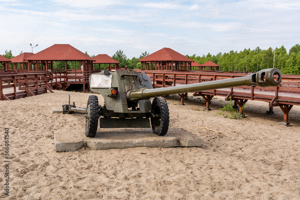 Old cannon at Bledowska Desert near