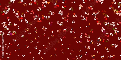 Light orange vector backdrop with chaotic shapes.