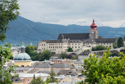 View of the historic city of Salzburg, Salzburger Land, Austria photo